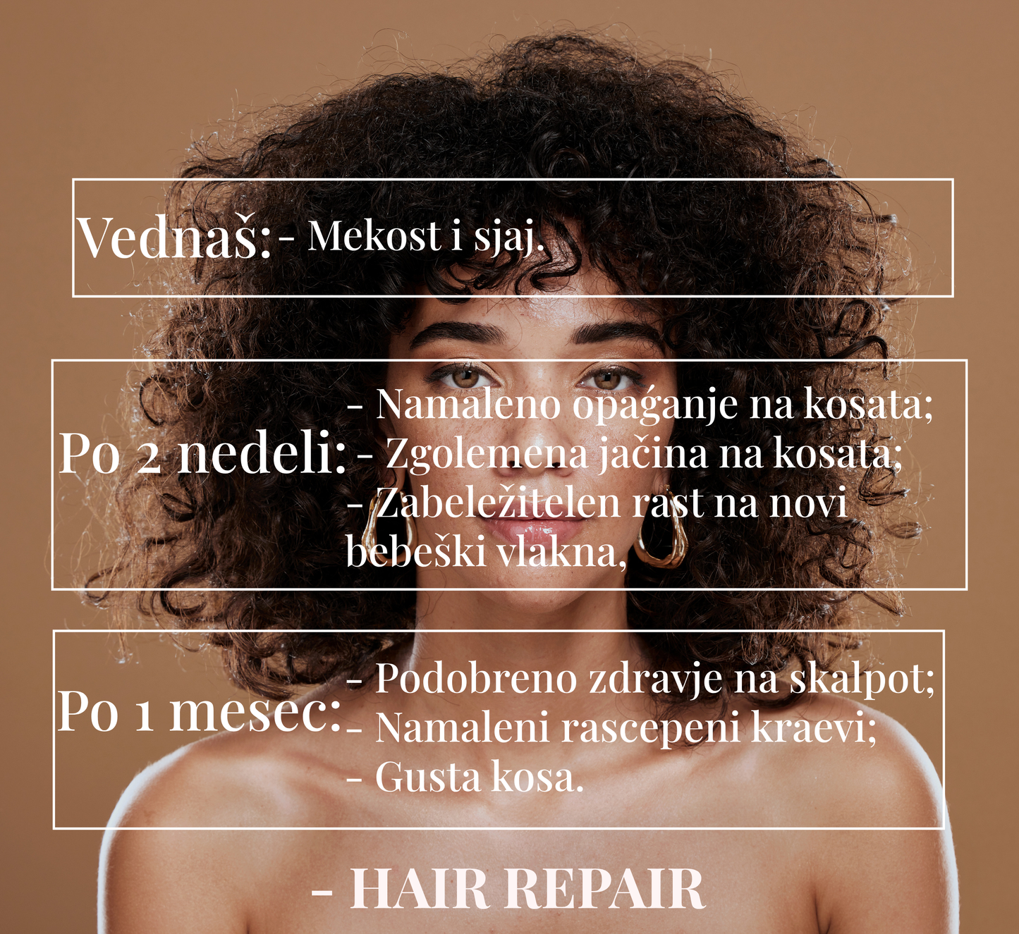 Hair Repair - Protiv opaganje na kosata i ovozmožuva pobrz rast